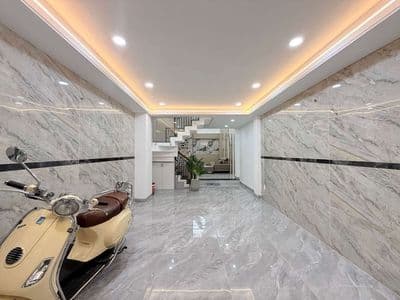 158/7 dạ nam hẻm xe hơi.dt.4x17m 2 lầu 4 PN 4 máy lạnh