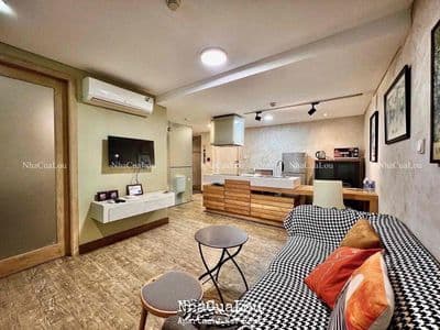 Cho thuê căn hộ 1pn bếp rộng rãi có bancol full_nội thất thang máy