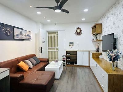 Cho thuê chung cư qk7 dt 70m2 có 2pn,2wc. lầu 5, full nội thất cao cấp