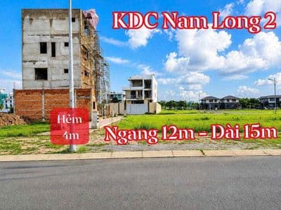 Bán cặp nền đường D6 khu Nam Long 2 ( Nam Long Central Lake) dt 12x15