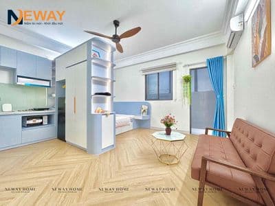 Studio sân sau - full nội thất - nhà mới 100% - trống sẳn