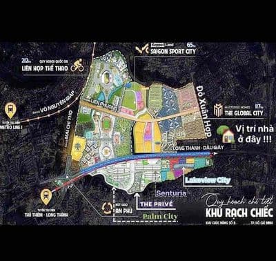 Biệt thự phố 4 tầng 6x24 đối diện Global City đường Đỗ Xuân Hợp 18 tỷ