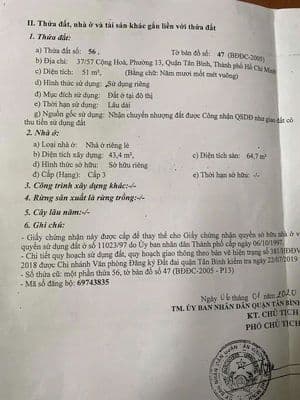 Bán nhà cũ, tiện xây mới. Ngay khu nhà ga T3