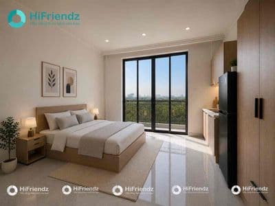 Studio ban công gần vạn phúc city