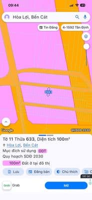 Bán đất 5x20m, đường nhựa 5m, Hoà Lợi
