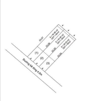 Bán đất Lê Hồng Phong, Phú Lợi, 94m2, 2.4 tỷ