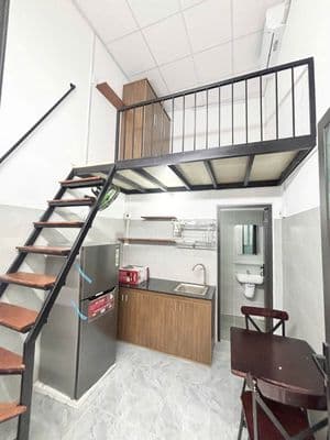 Cho thuê căn hộ gác lửng full nội thất đường Phan Châu Trinh