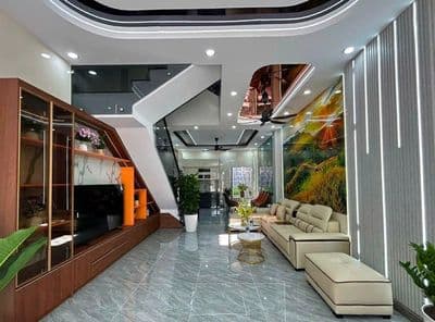 Nhà mới full nội thất đối diện công viên, Bình Chuẩn
