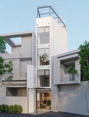 Bán nhà Ngọc Lâm, 4 tầng, có sân, nội thất