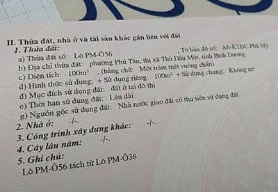 Bán đất Đường D12 Phú Tân, Thủ Dầu Một, 3.1 tỷ