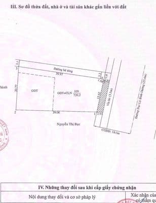 Bán đất mặt tiền Đại lộ Bình Dương, gần Suối Giữa, 739.2m2
