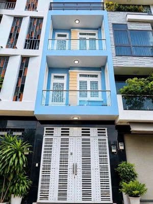 Nhà 1 Trệt 3 Lầu 4PN 5WC 4x15m Mặt Tiền Đường Số Tân Quy Q.7