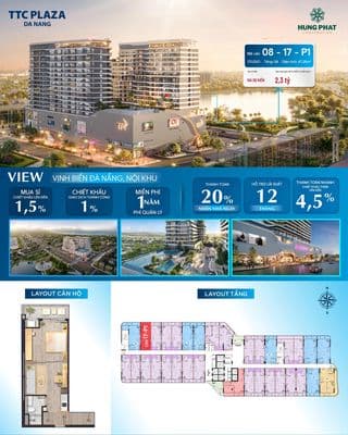 Chỉ 460tr nhận nhà khai thác ngay TTC Plaza Đà Nẵng trên AEON MALL