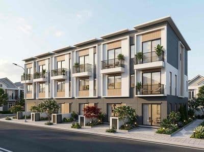 Nhà liền kề 1 trệt 1 lửng 1 lầu, từ 440tr hoàn thiện full nội thất