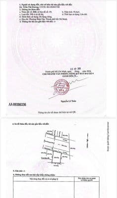 Bán Đất Nguyễn Thị Tú hẻm nhựa 12m (59,4m2 - 3ty6) gần ngã tư Gò Mây