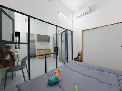 Căn hộ tách bếp ngay cuối dương quảng hàm - gần đh hùng vương, iuh,vlu