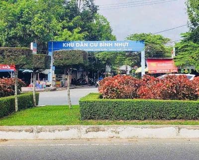 Nền kdc bình nhựt 12a8 gần siêu thị aeon đang xây dựng