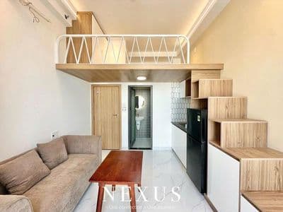 Duplex Ban Công Mới 100% Full Nội Thất Ngay Quang Trung