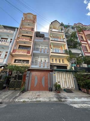 Nhà cho thuê MT Khu Bình Phú 1 dt 80m2, 4 tầng(4PN + 4WC) giá 20tr/th