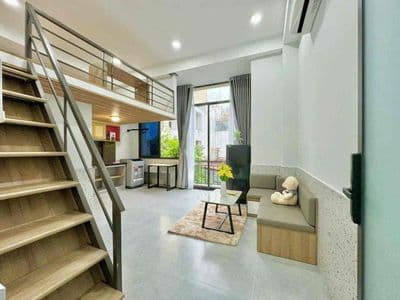 Cvpm quang trung duplex 2 không gian ngủ _ ban công _ full nội thất