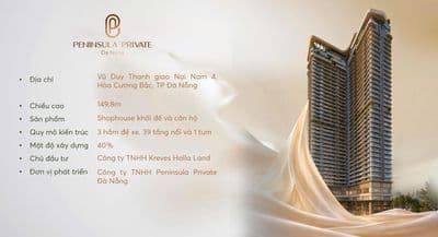 Căn hộ 1PN Peninsula Private View ĐN Downtown, tâm điểm Đà Nẵng
