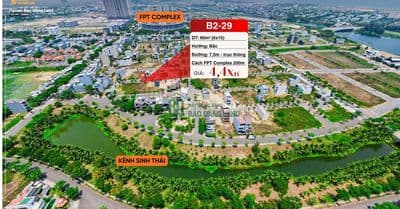 Bán gấp - Đất rẻ nhất V5 FPT - Lô sạch 90m² sát FPT Complex - 4,x tỷ