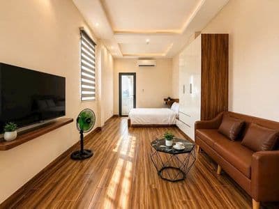 Cho thuê căn hộ 1-2G mới đường Đặng Vũ Hỷ, quận sơn trà, ban công