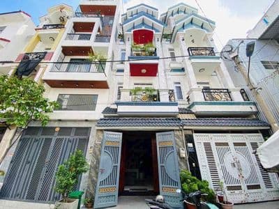 nhà mặt tiền hà huy giáp vào 200m nhà 3 lầu 5pn 5wc