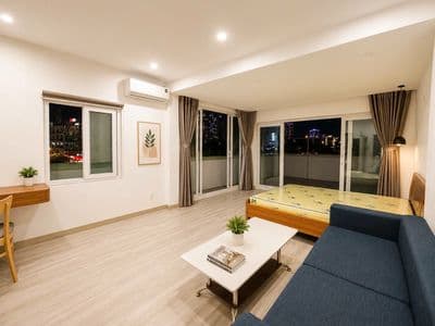 Cho thuê căn hộ 1pn đường 2 tháng 9, quận hải châu, ban công lớn