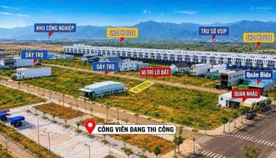 GIÁ CẮT LỖ - 2 nền TĐC becamex Bình Định 400m2- ĐÃ CÓ SỔ