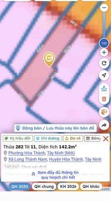 Mặt Tiền QL22B (Sát Chợ Bến Kéo)