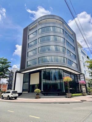 Cho Thuê Tòa Nhà Góc 2MT Trần Quý Kiên 16x20 Hầm 5 Lầu Thang Máy Q2