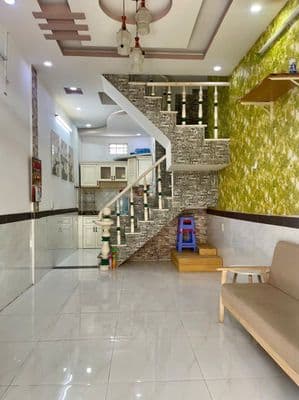 Nhà thạnh Lộc Q12 1 lầu hẻm xe hơi