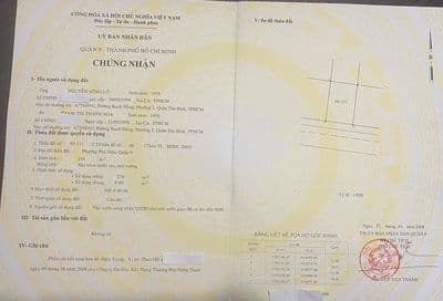 Chính chủ bán đất lô e13 khu mẫu giáo trung ương – phường phú hữu, qu