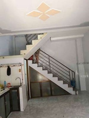 nhà trệt lầu 1 pn 2 vs hẻm xe ba gác