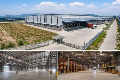 Cho thuê kho 2.000m² + 3.000m² đất tại ql1a – pccc tự động, giá 70k