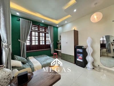 Chính chủ cho thuê studio 2 cửa sổ - lê đức thọ - gần chợ anh nhơn
