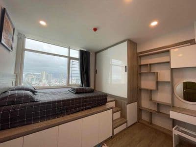 Corner apartment 2 bedrooms have view for rent in Muong thanh river