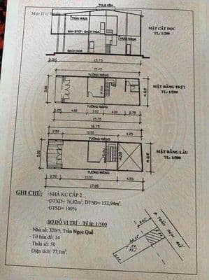 bán nhà mặt tiền trần ngọc quế 75m2 có thu nhập 180 triệu / năm
