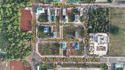 Đất không lỗi mặt tiền lê văn lương - tđc khu 3,2ha phường tân an