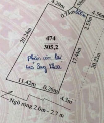 Cần bán lô đất chính chủ >200m² – ngõ 605 hàm nghi, tp. thanh hóa