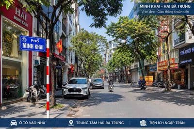 Chính chủ bán nhà phố minh khai – thang máy – ô tô vào nhà – 50m² x 5t
