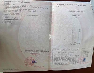 B.ÁN lô đất đường Bầu Gia Thượng 3 Cẩm Lệ, Đà Nẵng.