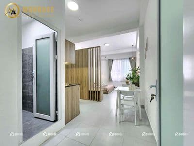 Căn hộ studio 40m2 toà mới - tách bếp tại trương công định gần etown