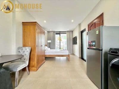 Studio 35m² • Ban Công Siêu Rộng • Full Nội Thất • Trần Huy Liệu