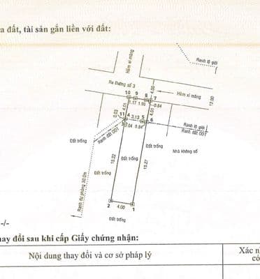 Bán đất đẹp 1/ Đườg Số 3 (4m*19,3m~ 77m2) hẻm 6m gần TTTM Aeon Tân Phú