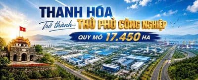Thủ phủ công nghiệp Thanh Hoá,sát KCN, cảng hàng không 300 tr/100m2