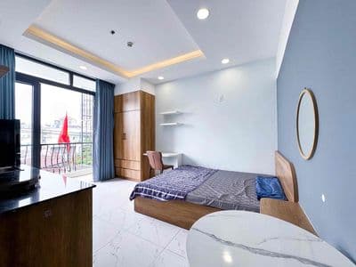 Cho thuê CH mini mới xây, Bancony thoáng, Full nội thất, thang máy