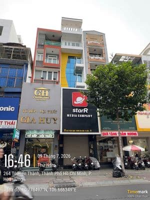 Mặt Tiền Tô Hiến Thành Q10, Trệt 6 Lầu, Thang Máy Giá Rẻ