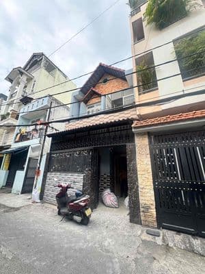 Nhà hẻm 6m trần thái tông (5x25m) - trệt lầu nhà mới sơn sửa